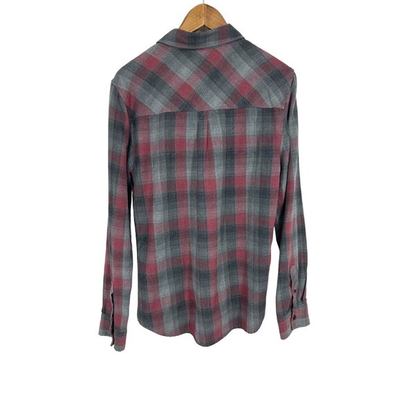 DC Shoes Plaid Button Up Long Sleeve Cotton Blend Casual Shirt Men's Size M - Picture 5 of 9